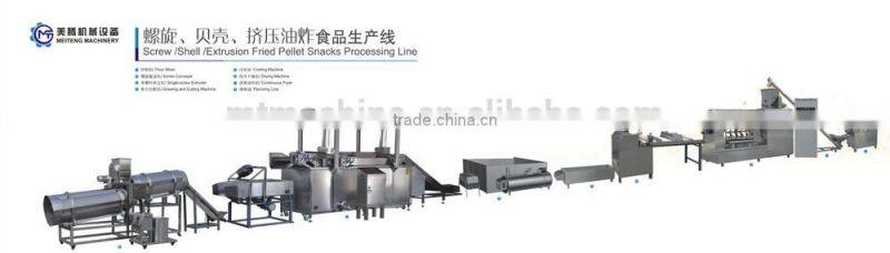 manufactory auto3D & 2D snack crispy chips / Screw/shell/extruder /3D pellt food process machine