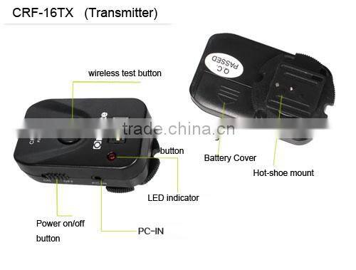 Commlite Wireless Remote Control Flash Trigger Kit For Speedlite / Studio Light