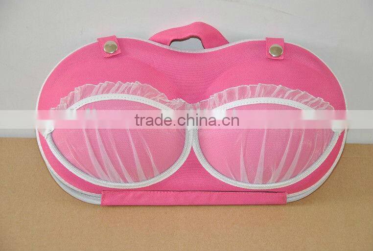 600d POLY pink EVA bra case