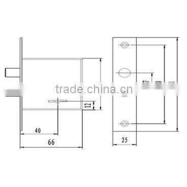 electronic door cylinder lock