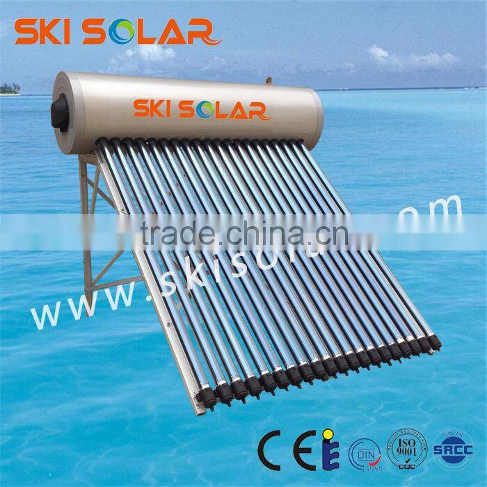 villa split vacuum tube solar water heater