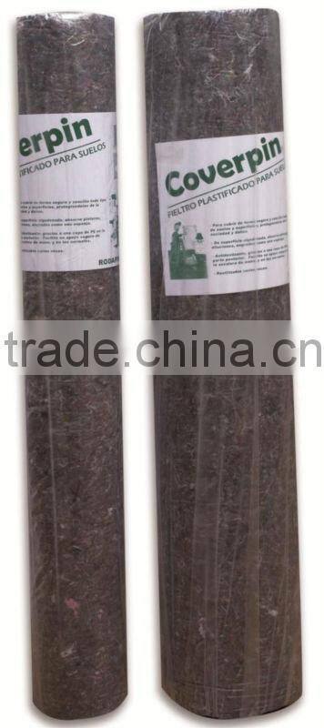 Grey nonwoven fabric paint mat/floor protection paint felt mattress