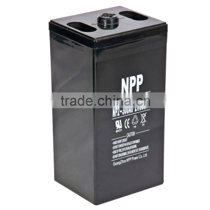 NPP 2v300ah made in China lead acid Battery