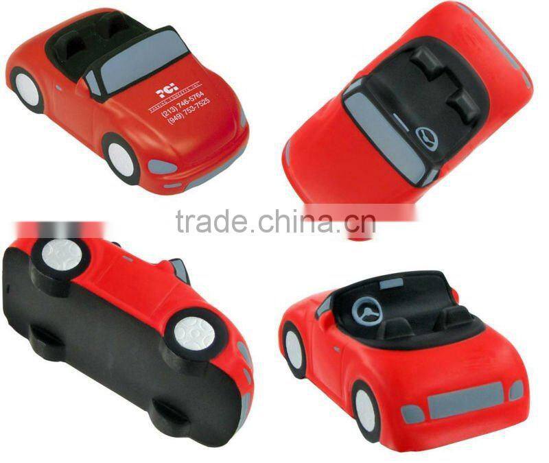 gift PU foam racing car stress toy racing car
