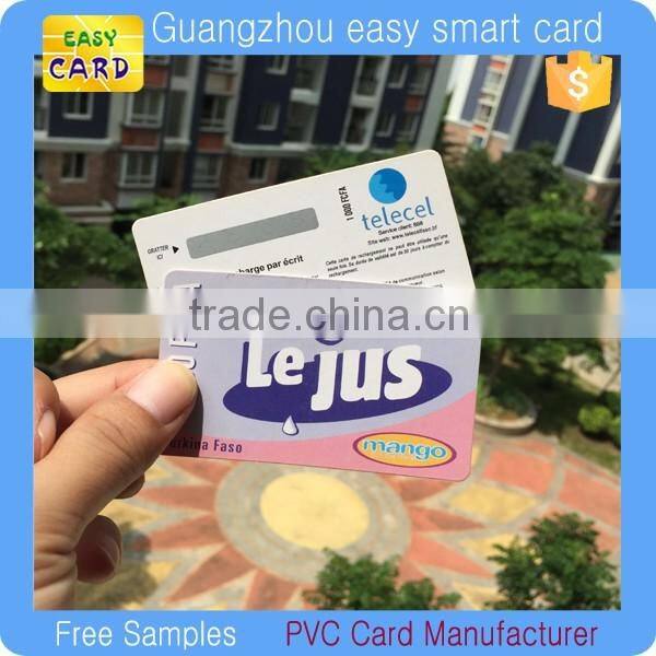 Customized Printing Plastic Prepaid Phone Card