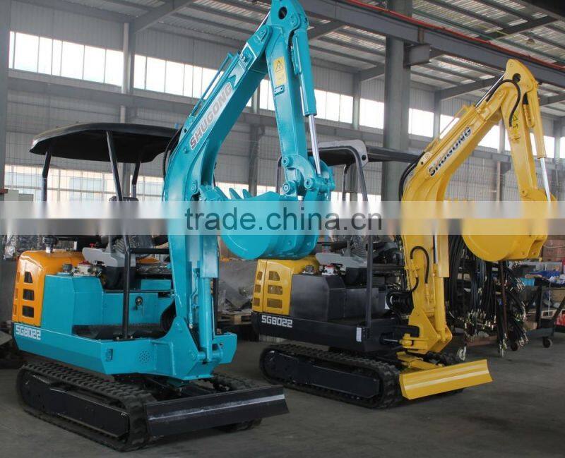 2.2T hydraulic crawler excavator/mini excavator/1.5ton 2.0ton 1.8ton crawler mini excavator/mini digger/0.08m3 bucket excavator