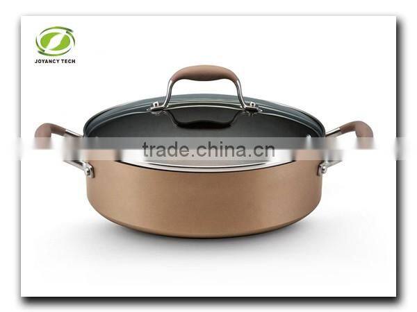 Aluminum Non-stick with lid large cooking pot stock pot