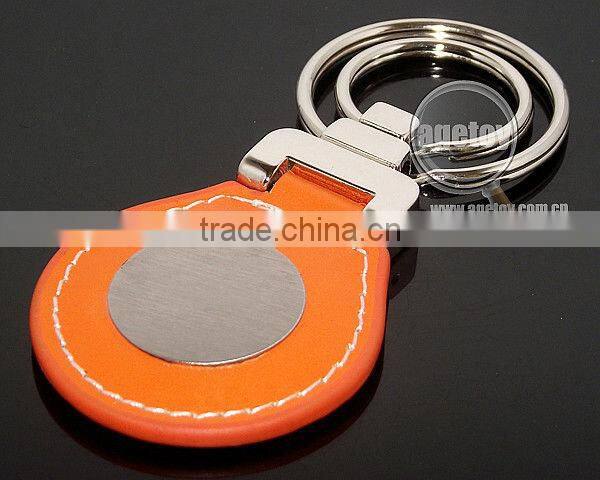 Leather Coin Holder Key Ring