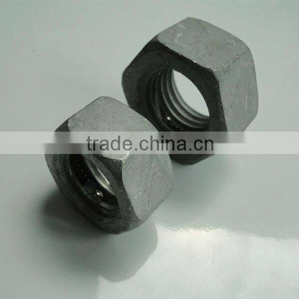 Quick lock nut zinc plated nut heavy hex nut