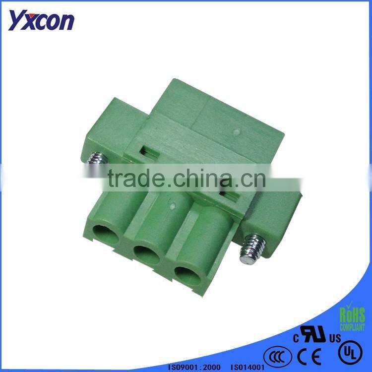 three poles green color wire to board connector Terminal Block