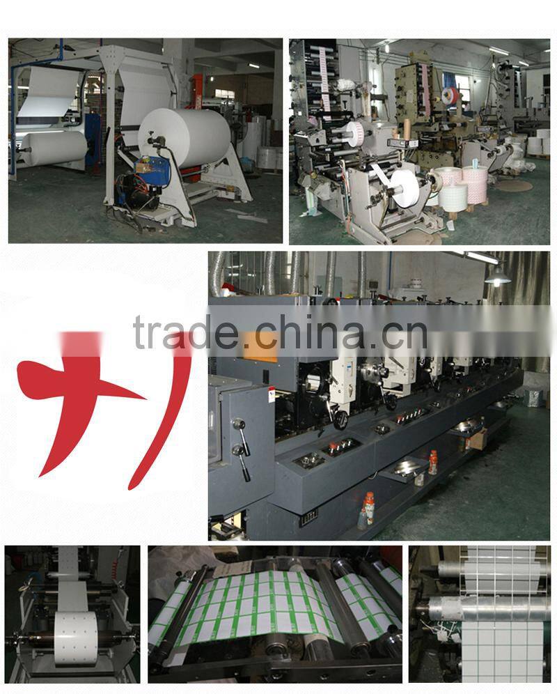 Good quality roll sticker label by rotary printing