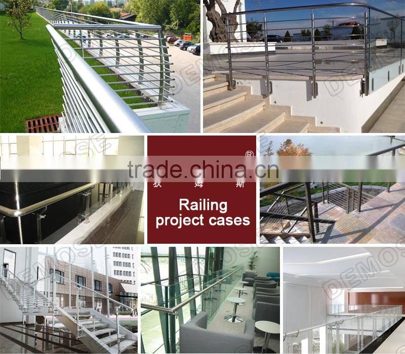 indoor staircase decorative plexiglass railing