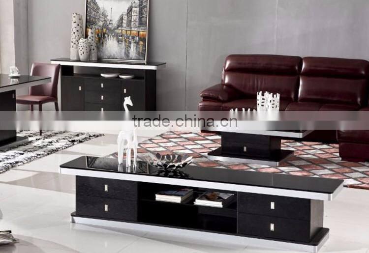 Black Color Europe Style Home Sofa Table