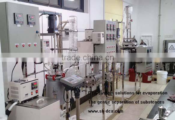 Lab thin film evaporator for the algae biodiesel BML-10