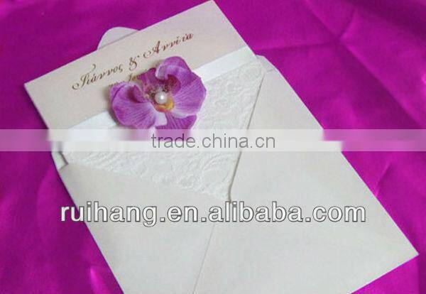 fashion wood wedding invitation card--WW003