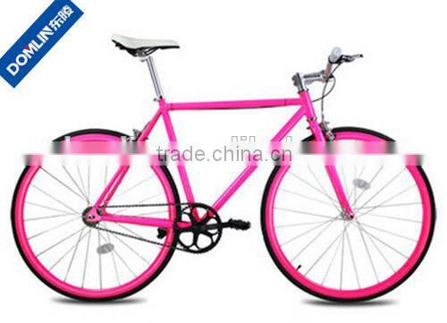 women's 700C hi-ten steel single speed fixed gear bike made in China