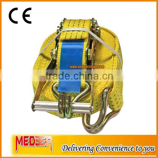 2inch BS5T easily tighten and released heavy-duty lashing strap for car transportation