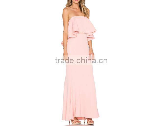 2016 Ladies Sex Prom Dress Off Shoulder Satin Breathable