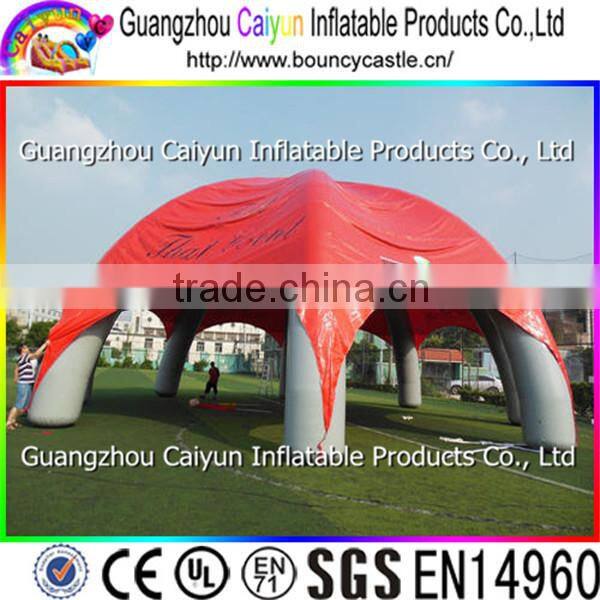 Promotional inflatable tent with canopy, inflatable camping tent, tent inflatable for advertising