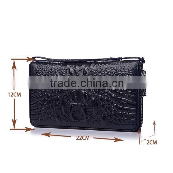 Top layer fashion genuine cow-hide classic long new wallet
