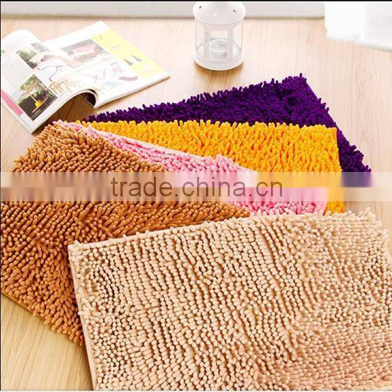 40x120cm Chenille Microfiber Bedroom Anti-Slip Foot Mat