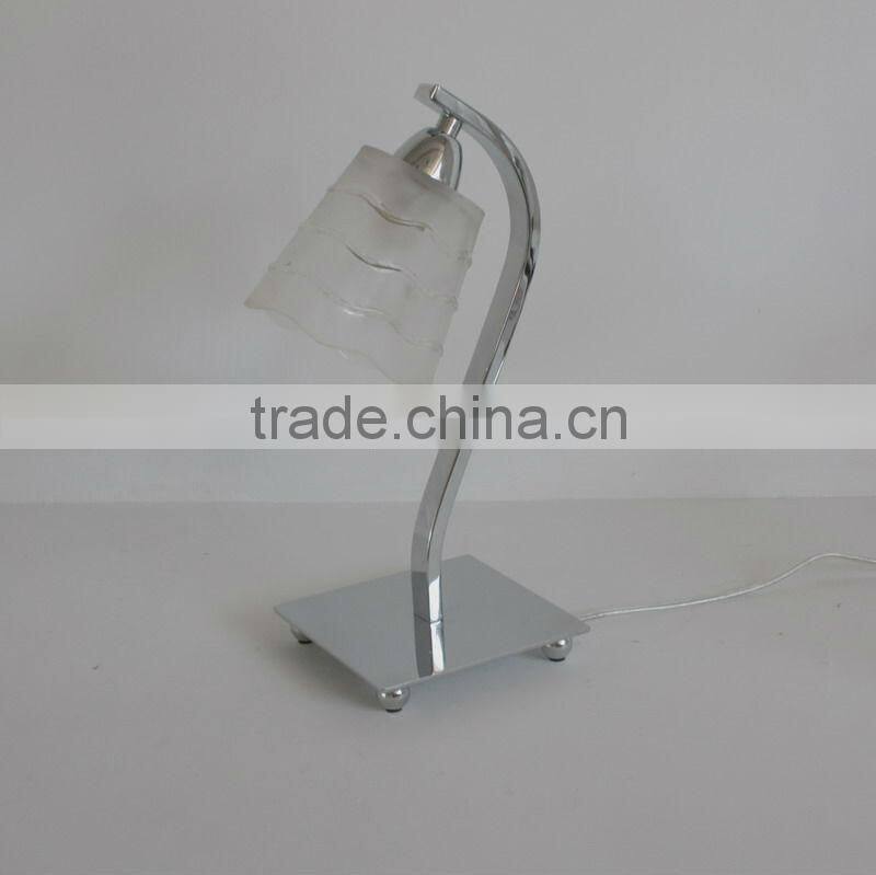 2013 simple fashion galss table lamp for house / reading lamp