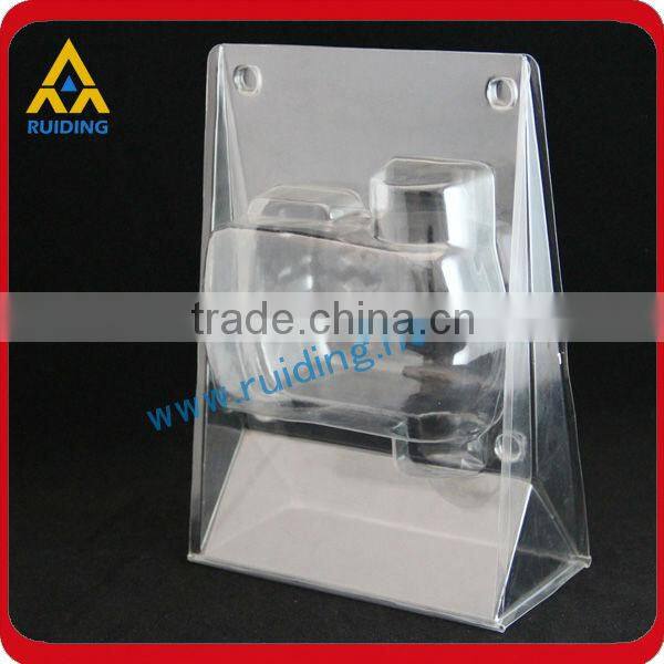 clear plastic tube box with handle