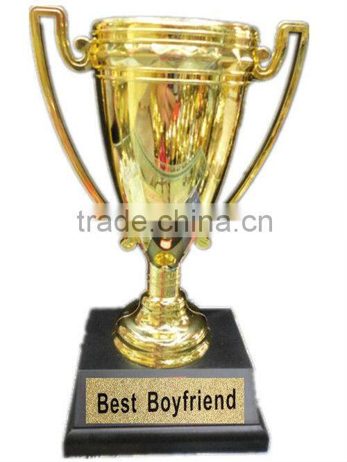 Gift Gold Cup , plastic trophy