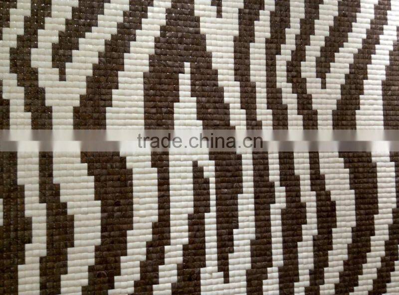 3d convex pattern art shell mosaic picture.seamless mosaic pictures for background wall