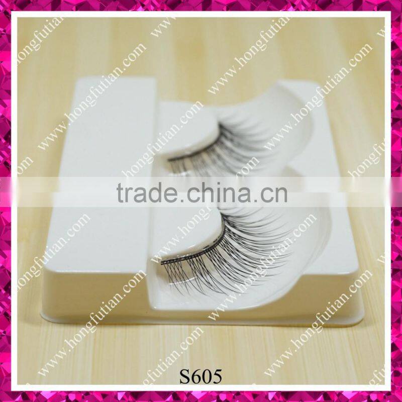 Korean PBT silk lashes fake synthetic false eyelash supplier