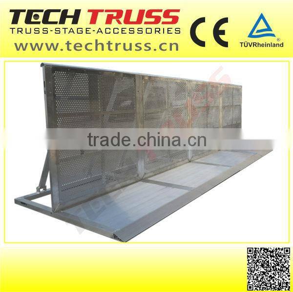 S-BAR02 Safety Used Crowd Control Barrier Gate,Portable Steel Barrier, Gate Surface finish with cold galvanizing