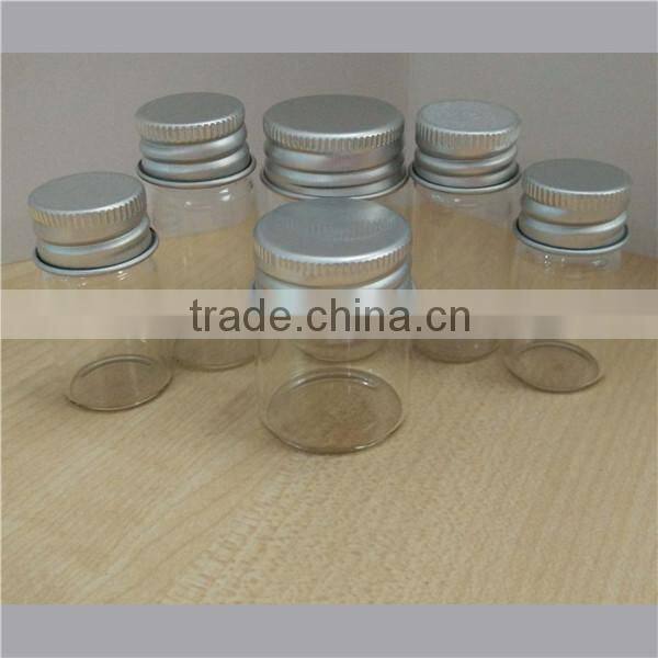 35*50mm transparent capsule bottle, small glass bottle