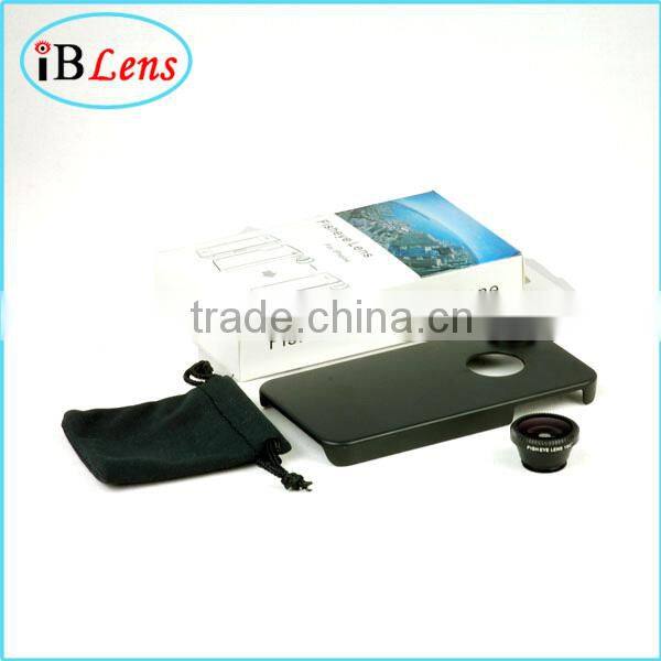 fisheye lens with cover for mobile phone , phone accessories