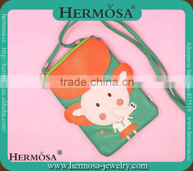 NEW ARRIVAL Orange Cute Animals Elephant Style Coin Purse Wallet Phones Bag Key Bag PUB 32