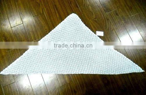 fashion lady acrylic knitted triangle shawl