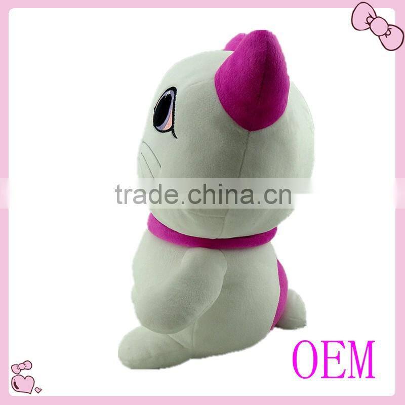 custom make stuffed toy plush animal toy lovely lucky cat toy