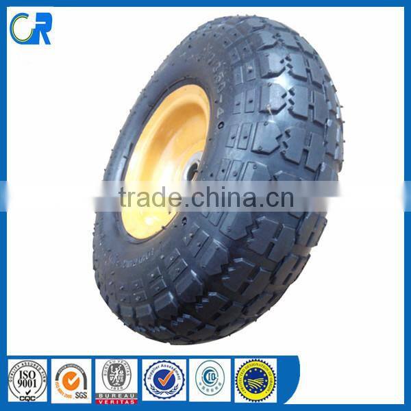 Manufacturer pneumatic air 4.10/3.50-4 rubber wheels