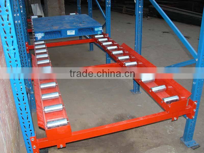 High quality gravity roller pallet flow rack