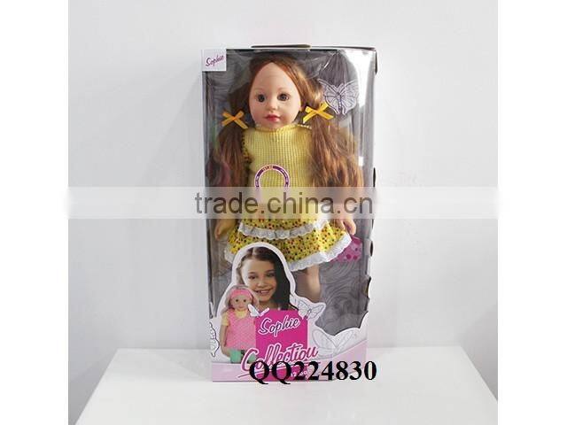 Beautiful baby doll 18 inch American girl doll toy doll for sale With IC