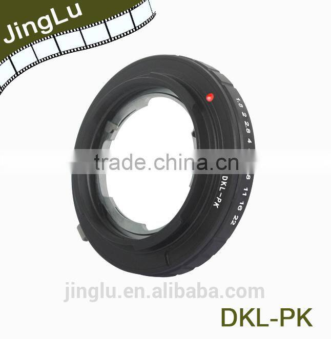 lens adapter ring for DKL mount lens to PK camera body