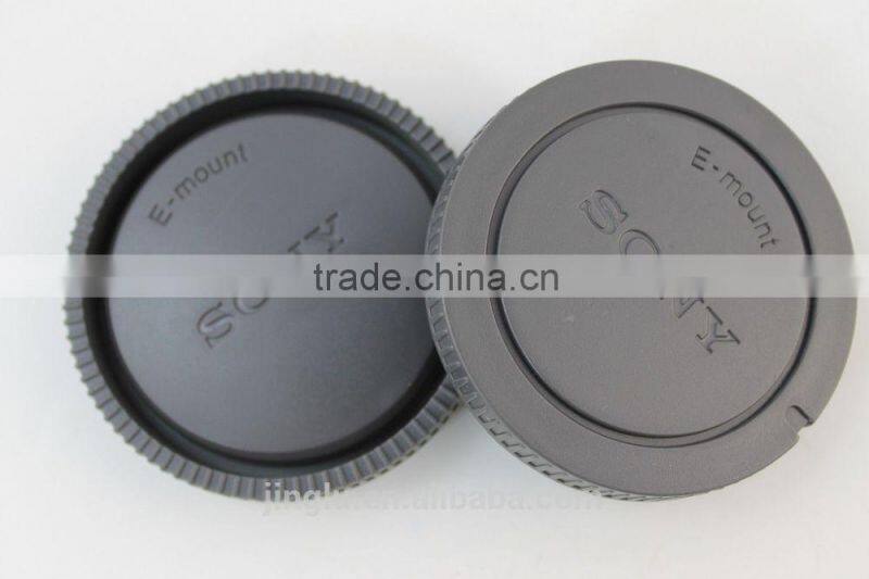 Camera Body Cover + Lens Rear Cap for Sony E Mount NEX A7 A7R A5000 7 6 16-50mm