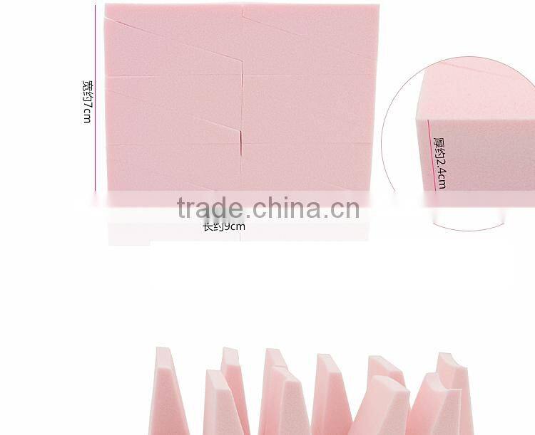 Makeup Cosmetic Facial Sponge Pad Foundation Powder Puff 12 pcs Pink