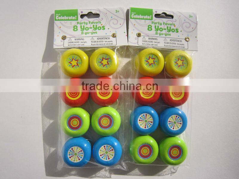 2015 HOT SALE plastic mini yoyo ball retractable yoyo ball