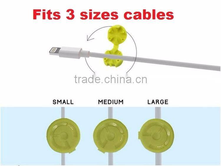 Innovative Magnetic Desktop Cable Clips Wire Cord Organiser