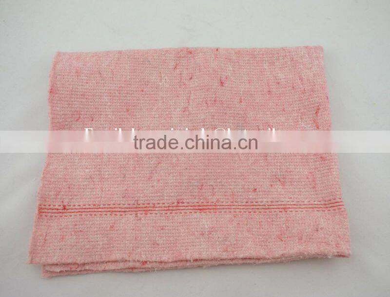 Stitch bonded nonwoven blue color 100%cotton floor towels