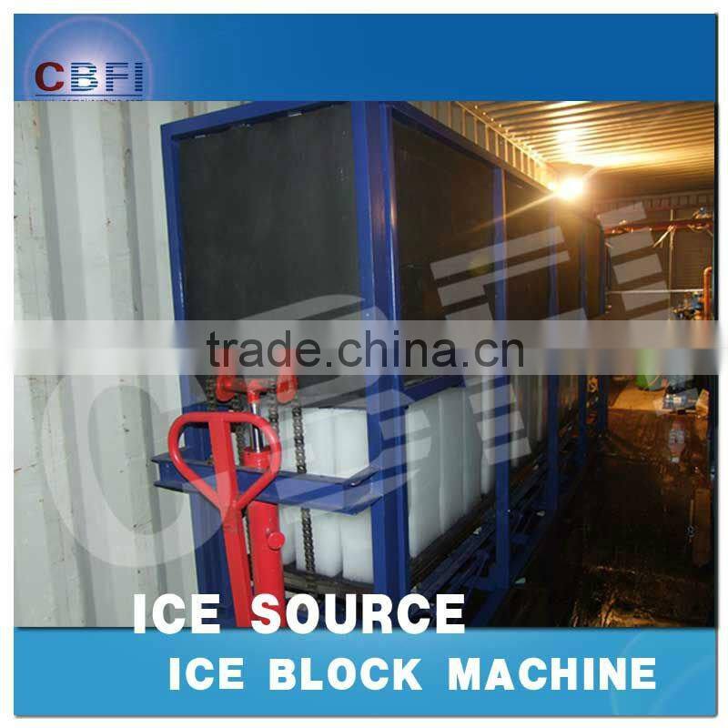 block ice making machine produce ice for fishing, cooling, low temperature