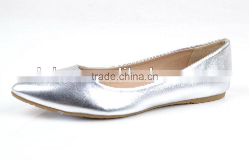 Genuine leather classic 2015 latest flat shoes for women