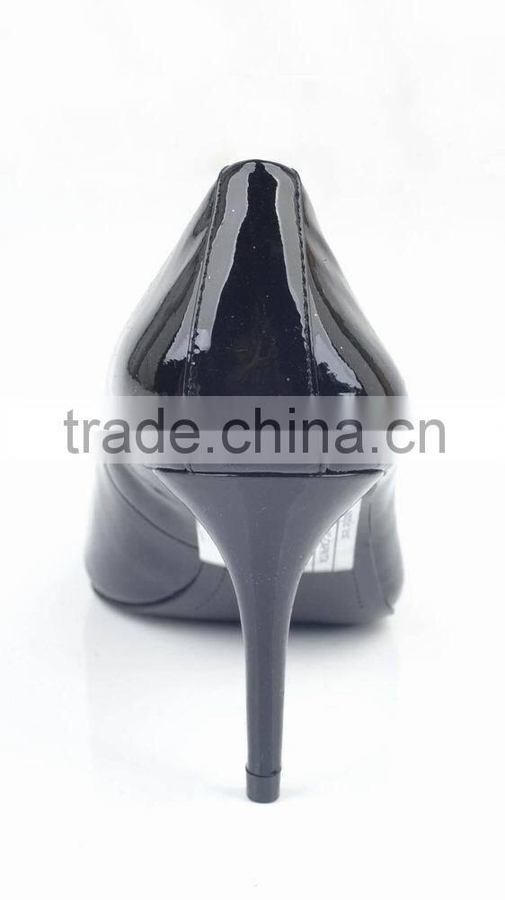 china new style genuine leather women fashion high heel shoes 2014