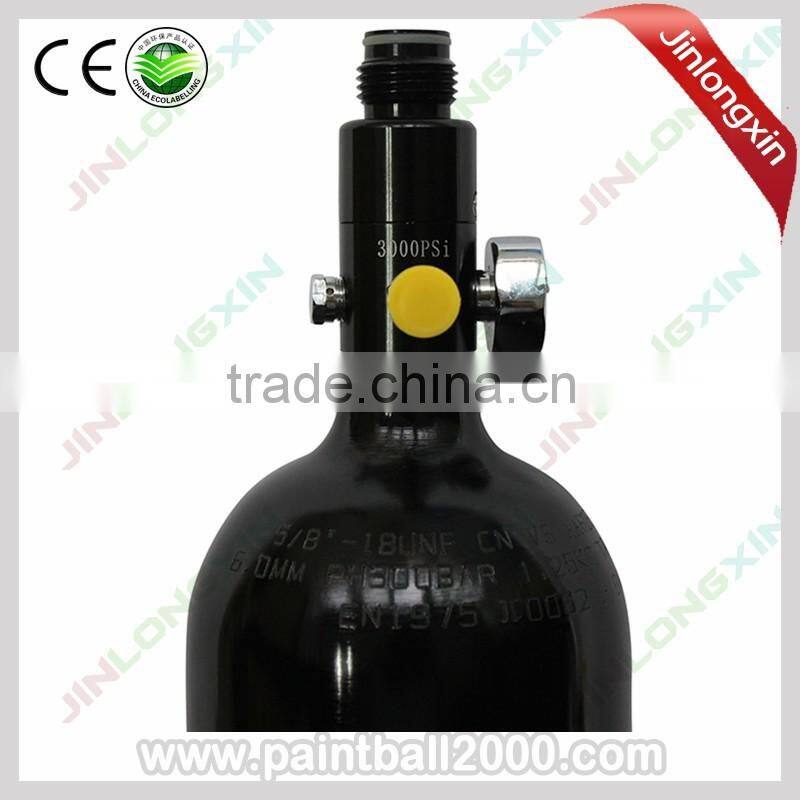 0.74L 48Ci Aluminum Cylinder HPA Paintball Tank with 3000 Psi Regulator