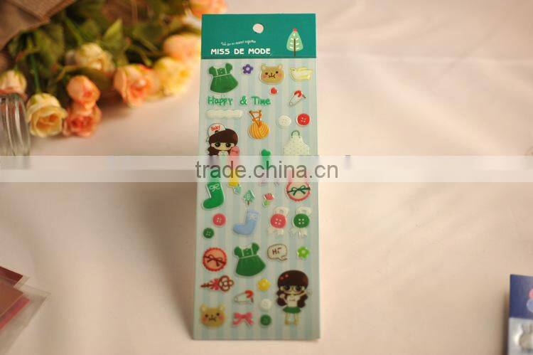 China factory custom shape clear epoxy resin sticker for promotion gift